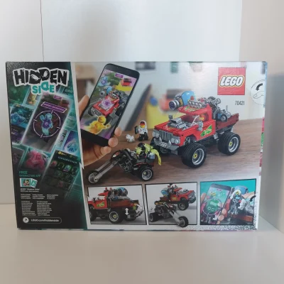 LEGO Hidden Side El Fuegos stuntbil 70421 bagside