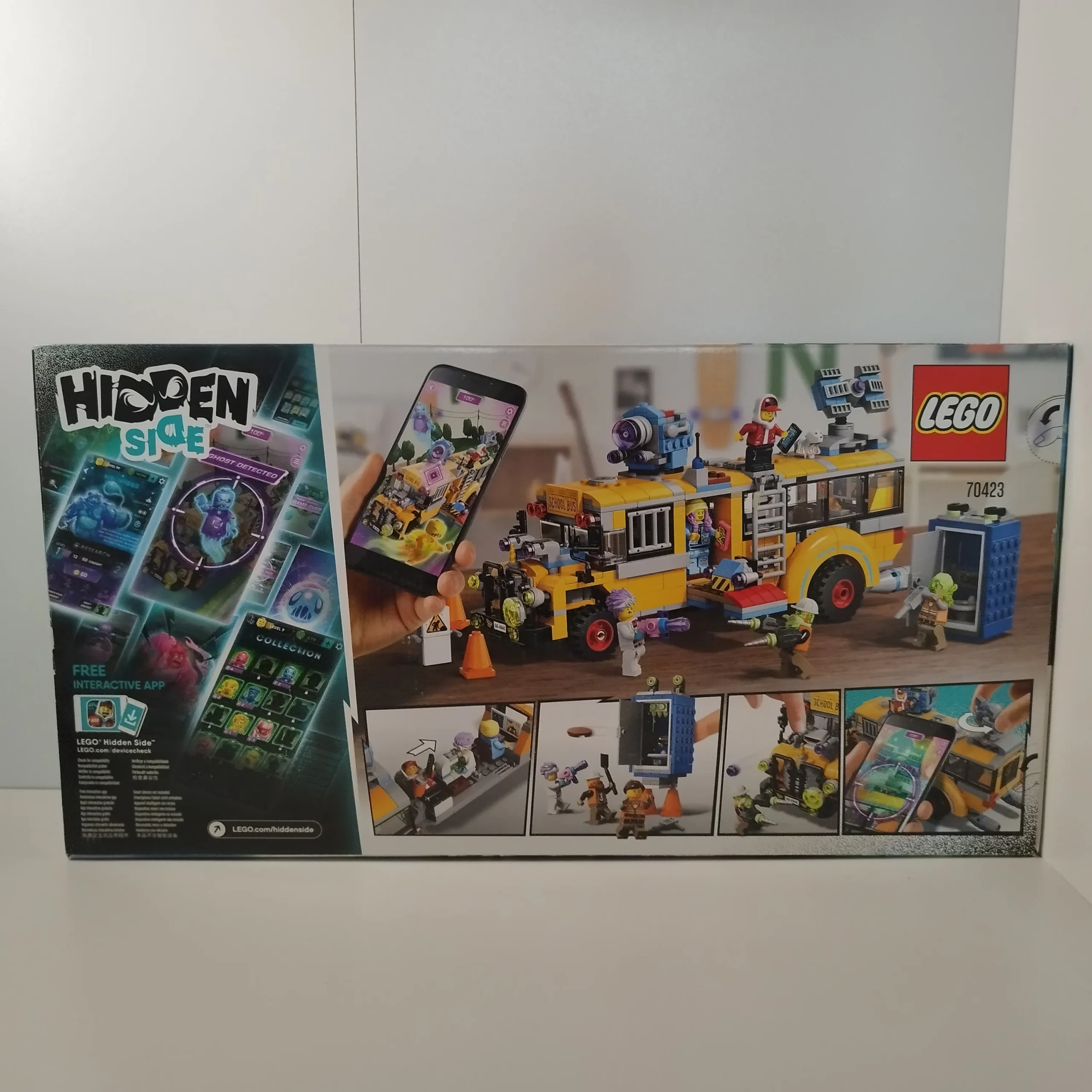 LEGO Hidden Side Paranormal fangstbus 3000 70423 bagside