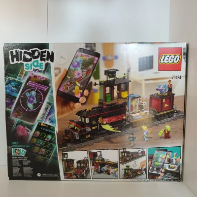 LEGO Hidden Side Spøgelsesekspressen 70424 bagside