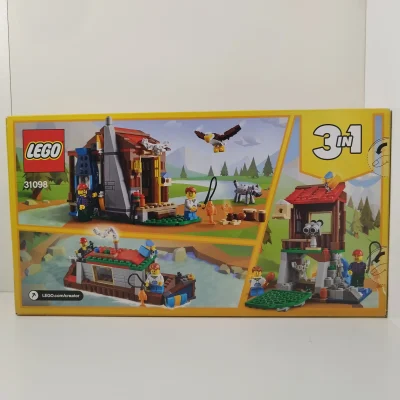 LEGO Creator 3-i-1 Vildmarkshytte 31098 bagside