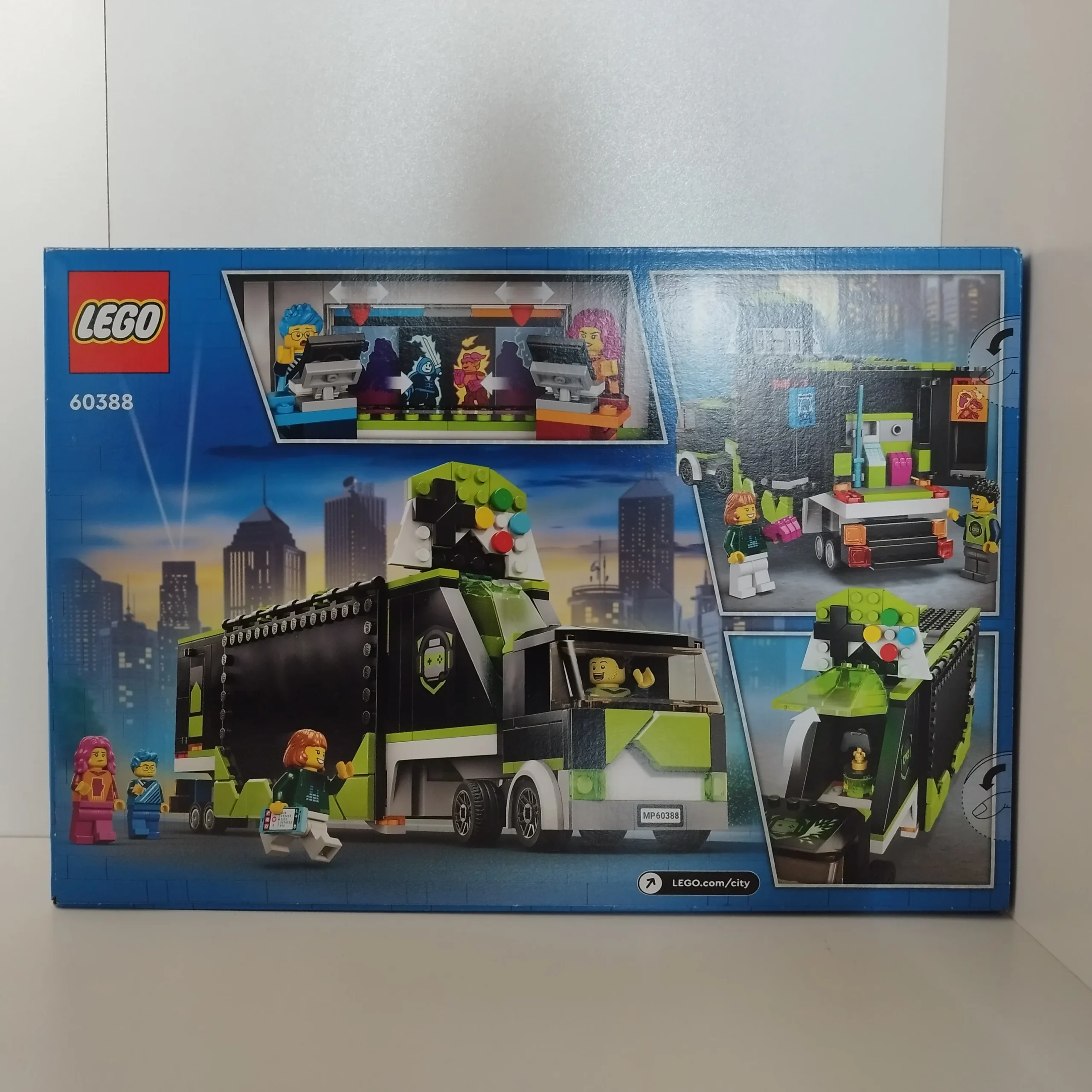 LEGO City Gaming-turneringslastbil 60388 bagside