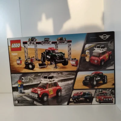 Speed Champions 1967 Mini Cooper S Rally og 2018 MINI John Cooper Works Buggy 75894 bagside