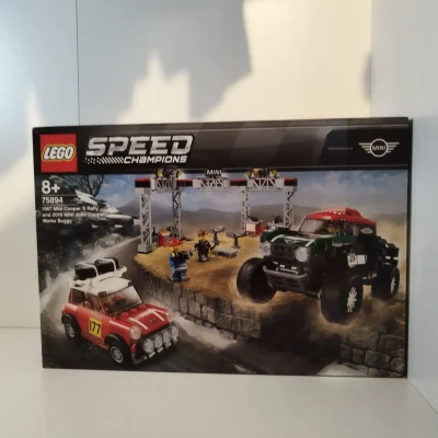Speed Champions 1967 Mini Cooper S Rally og 2018 MINI John Cooper Works Buggy 75894 forside