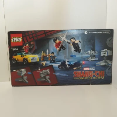 LEGO Marvel Flugten fra De Ti Ringe 76176 bagside