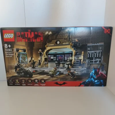 LEGO DC Batman Bathulen Kampen mod Gækkeren 76183 forside