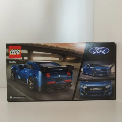 LEGO Speed Champions Ford Mustang Dark Horse-sportsvogn 76920 bagside