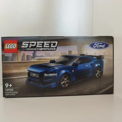 LEGO Speed Champions Ford Mustang Dark Horse-sportsvogn 76920 forside