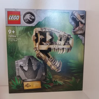 LEGO Jurassic World Dinosaurfossiler T. rex-kranium 76964 forside