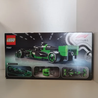 LEGO Speed Champions KICK Sauber F1 Team C44-racerbil 77247 bagside